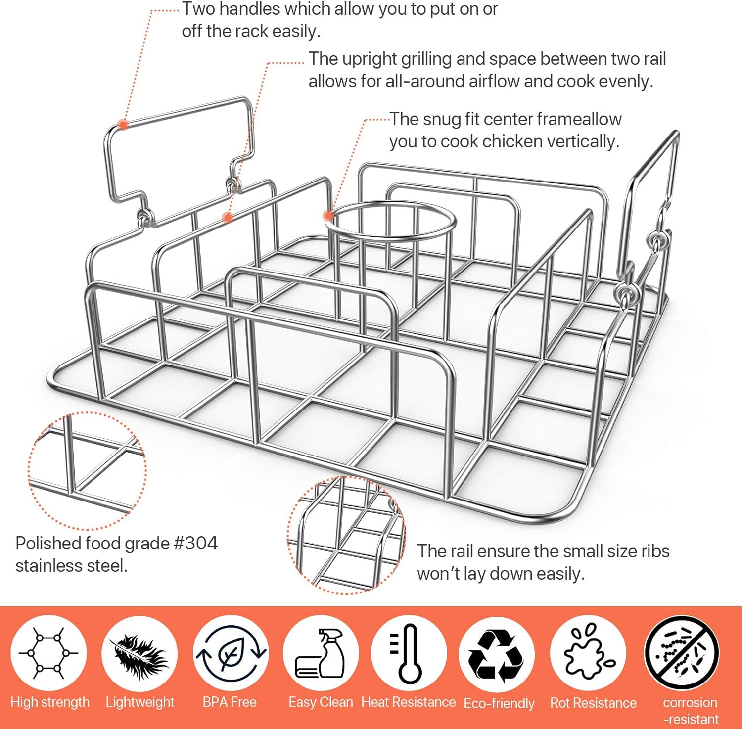 Durable Stainless Steel Rib Rack Review Discover Awesome Products