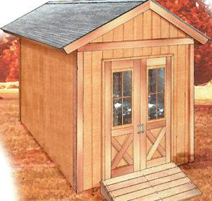FREE 8 x 12 Shed Plans