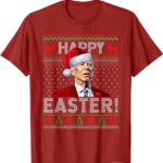 Funny Joe Biden Happy Easter Ugly Christmas Tshirt Review