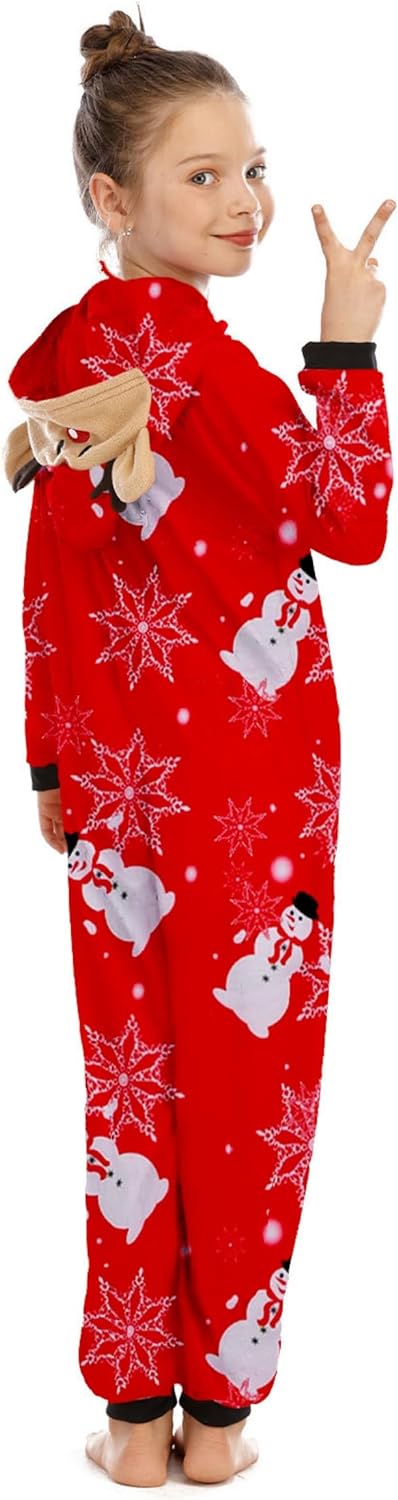 Adisputent Christmas Pajamas for Family Matching Cute Long Sleeve Couples Soft Sleepwear One Piece Funny Christmas Pjs Sets