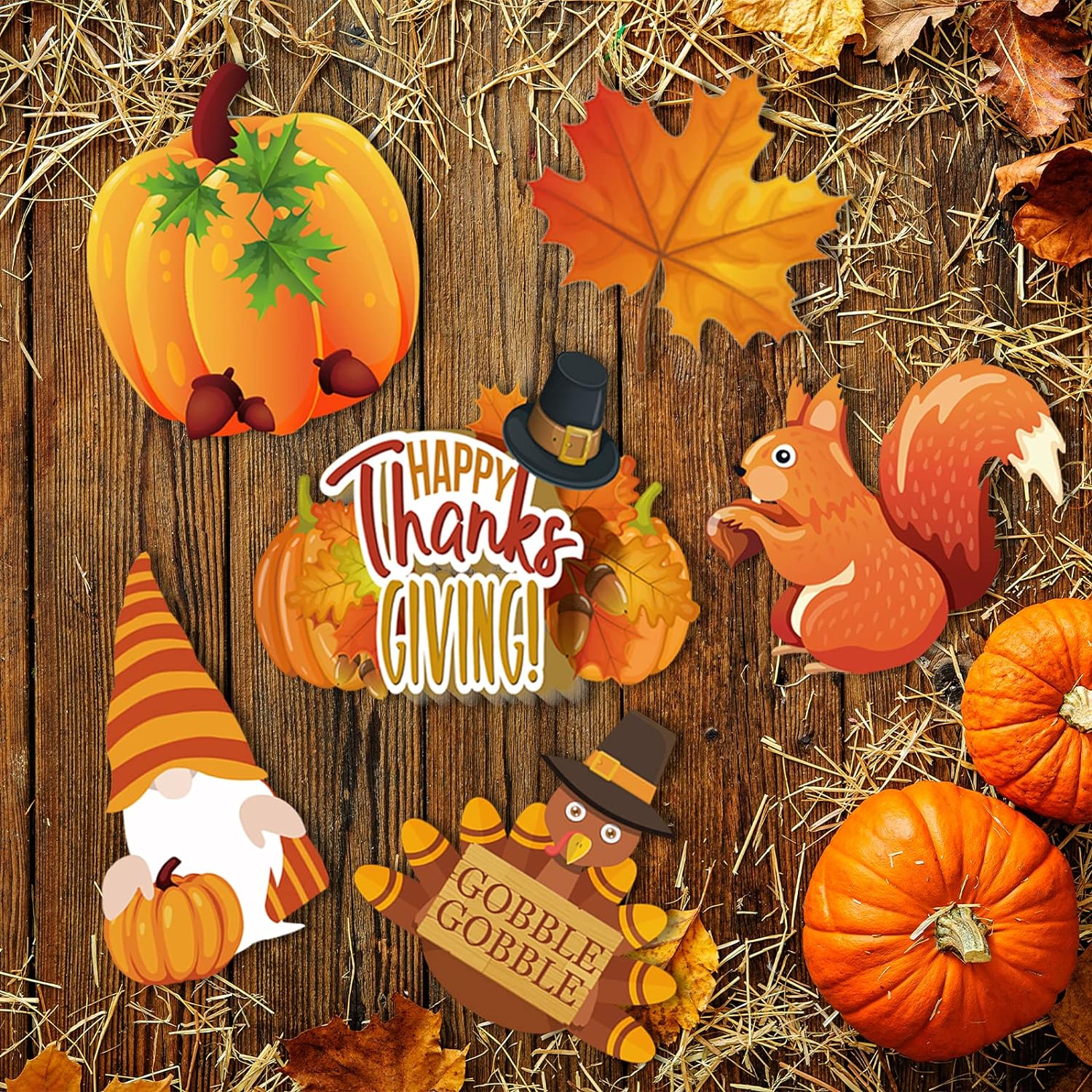 Amazon.com : Thanksgiving Yard Signs Stakes Outdoor Decorations - 6PCS Fall Lawn Decorations Signs - Maple, Squirrel, Turkey, Gnome, Pumpkin Corrugated Yard Decorations for Fall Thanksgiving Decorations Outside : Patio, Lawn  Garden