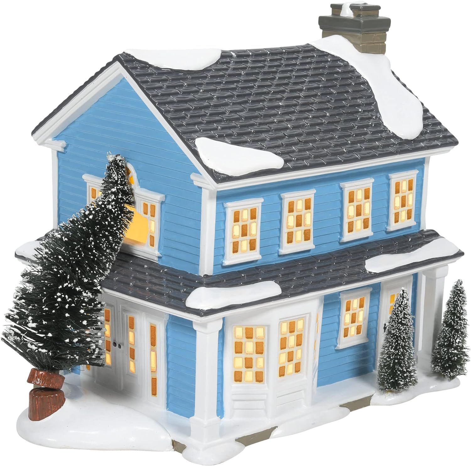 Department 56 Snow Village National Lampoons Christmas Vacation The Chester House Lit Building, 7.64 Inch, Multicolor