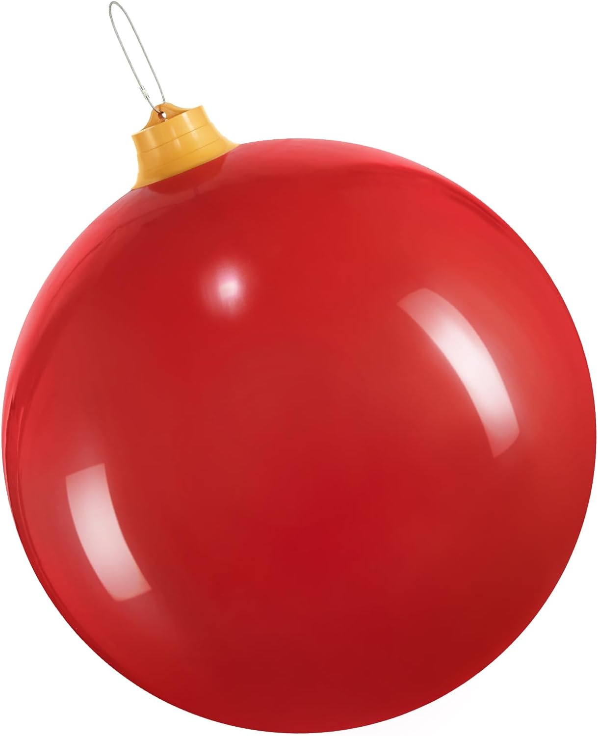 Inflatable Christmas Ornaments,18 25 Christmas Oversized Ornament, Christmas Ball Decorations Indoor Outdoor, Use as Festive Yard Decoration(25 Red).