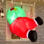 Joiedomi 3FT Christmas Inflatable Santa Butt Stuck Window Review