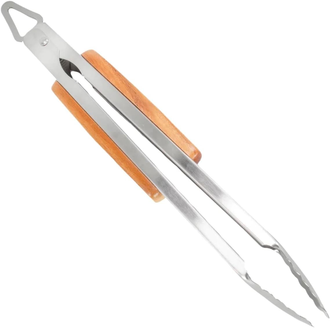 BBQ-AID Pro BBQ Tongs for Grill - 17 Professional Grade Barbecue Tongs for Cooking- Solid  Sturdy - Built with 304 Grade Stainless Steel and Acacia Wood - Heavy Duty Built to Last Kitchen essential.