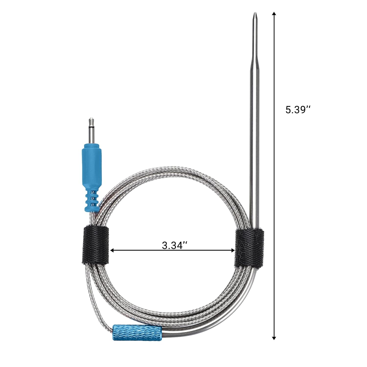 INKBIRD Meat Thermometer Replacement Colored Probes 6-Pack Set, 47 Inches Stainless Probes Only Compatible with IBBQ-4BW, IBT-24S and IBT-26S Thermometer