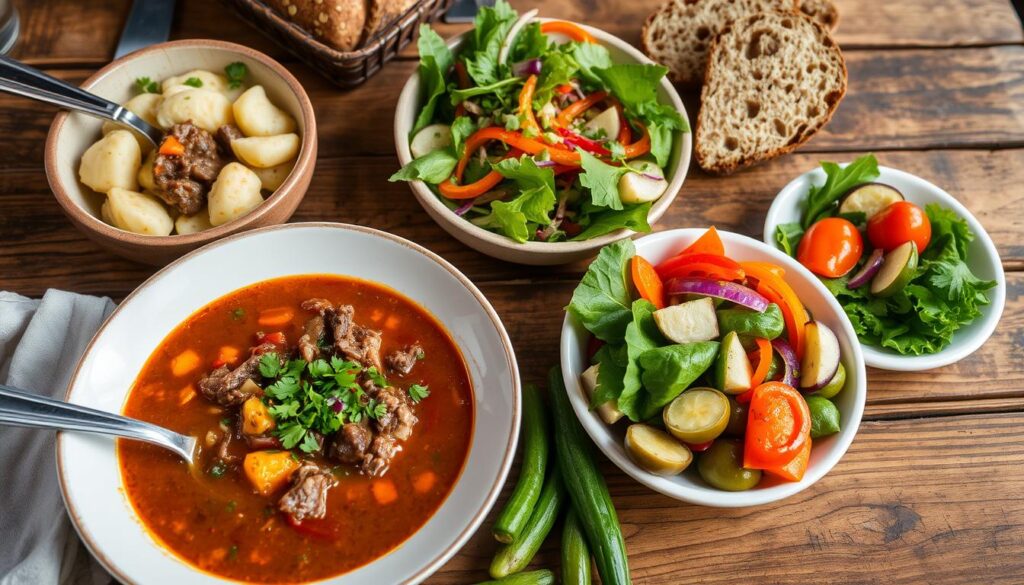 side dishes for beef soup