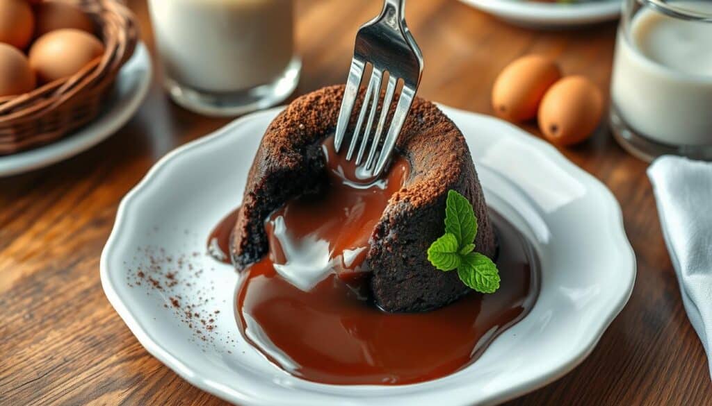 Chocolate lava cake recipe