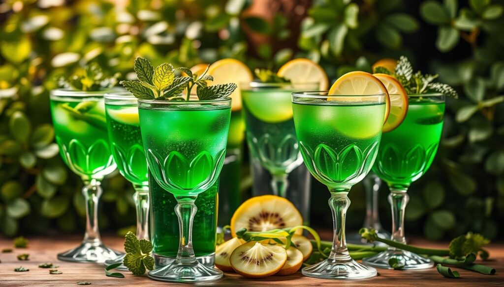 st patrick day Mocktail drinks recipes