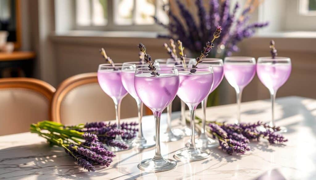 Lavender gin cocktails for Mother's Day