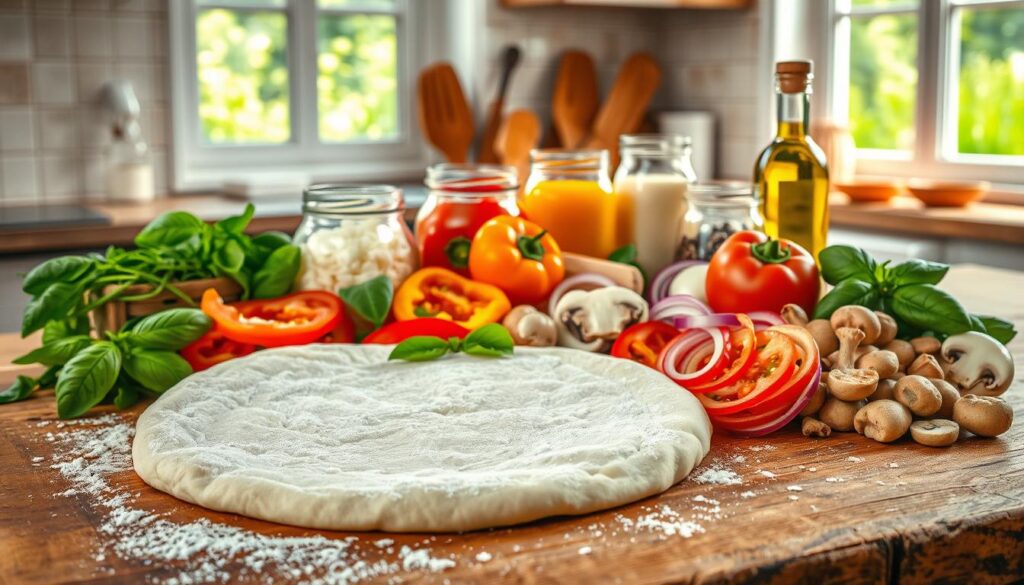 ingredients for flat bread pizza