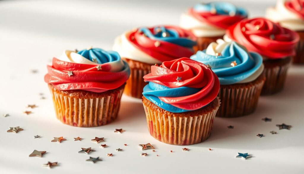 patriotic cupcakes