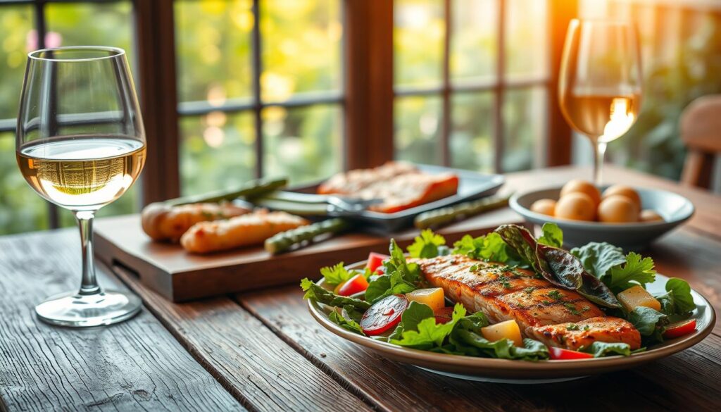 spring meal pairing