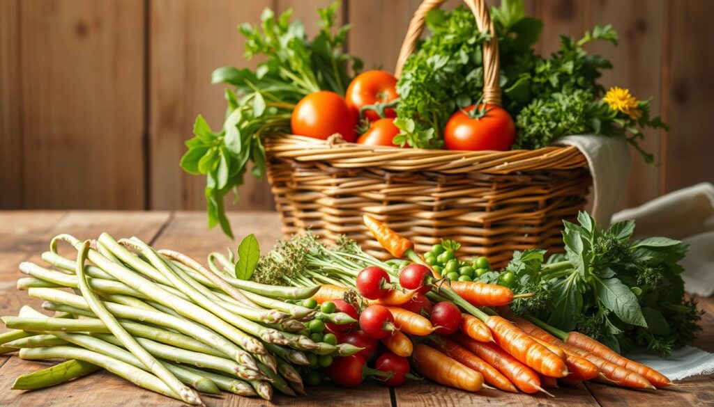 spring produce