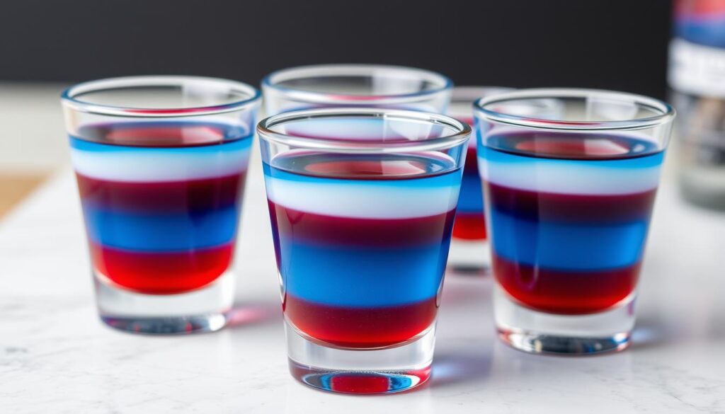 4th of July Jell-O shots