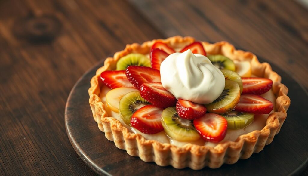 Fresh Fruit Tart with Vanilla Mascarpone Cream