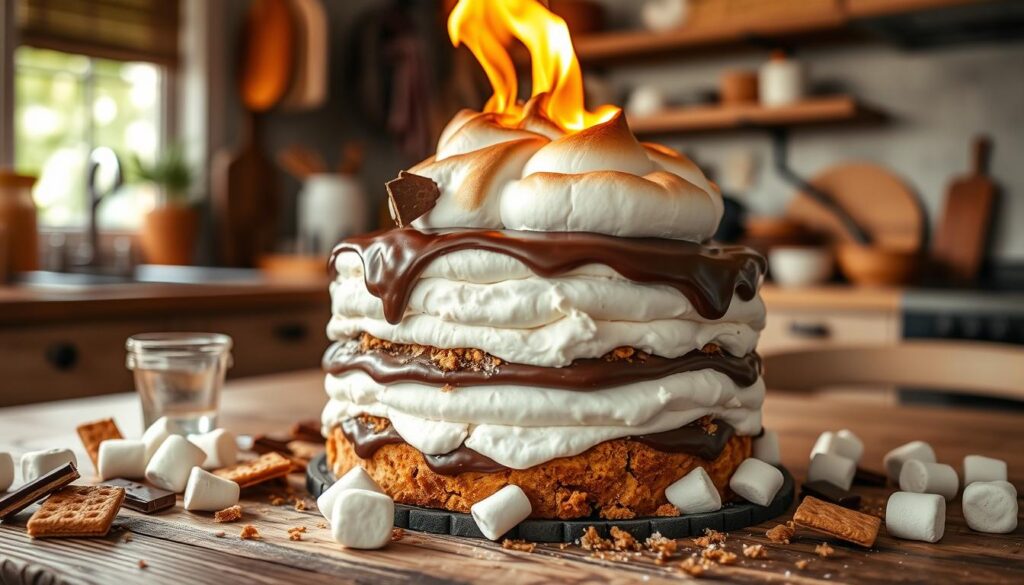 No-Bake S'mores Icebox Cake