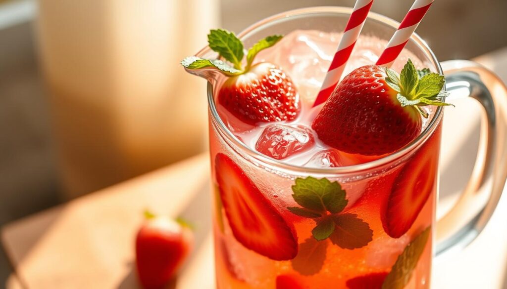 Sparkling Strawberry Party Punch