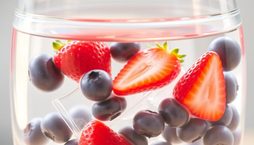 Strawberry Blueberry Infused Water