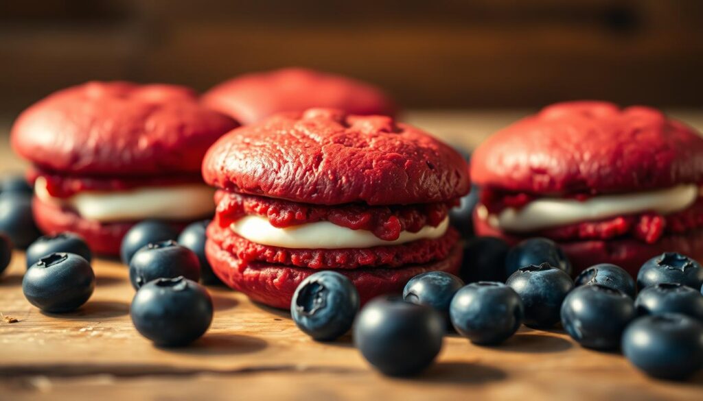 red velvet whoopie pies